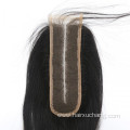 Kim K Kardashian Straight Closure,Deep Middle Part 100% Human Hair 2x6 Lace Closure With Baby Hair,2x6 Swiss Lace Closure